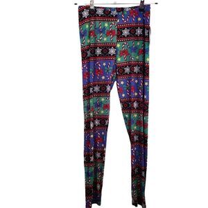 Planet Gold Juniors Holiday Christmas Leggings